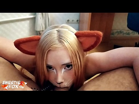 ❤️ Kitsune glutas dikon kaj kumas en ŝia buŝo ❌ Belega porno ĉe ni